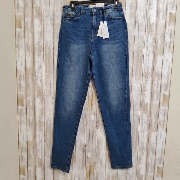AMERICAN TALL NEW LOLA SLIM-FIT TALL HIGH WAISTED JEANS SIZE 29T BLUE - Picture 5 of 12
